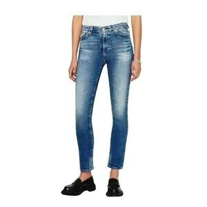 Madewell Perfect Vintage Jeans Womens 25 Blue Denim High-Rise Straight Leg